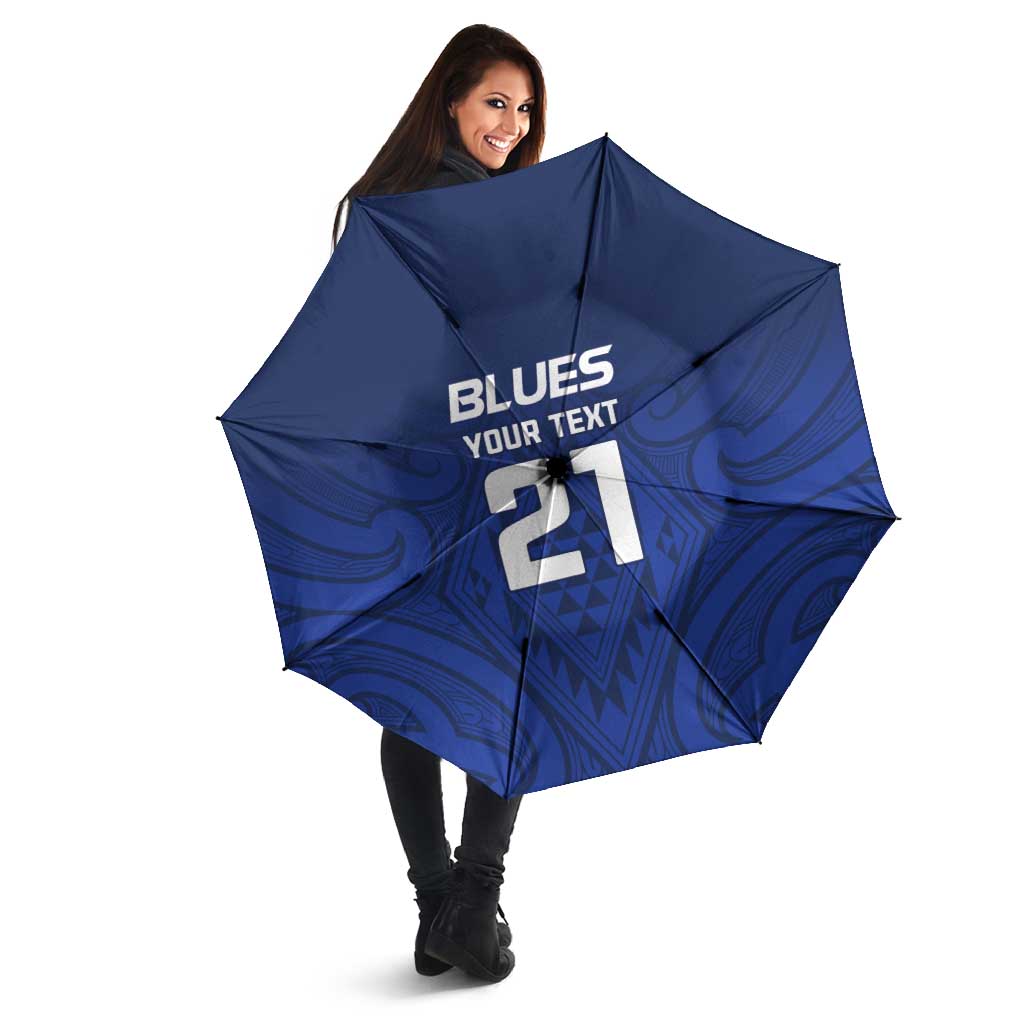 New Zealand Rugby Pacific Custom Umbrella Kahurangi Auckland All Blue - Aussie Hoodie
