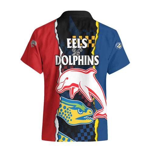 nrl-combine-dolphins-and-parra-eels-hawaiian-shirt-simple-style
