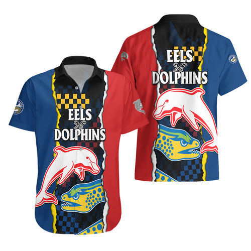 nrl-combine-dolphins-and-parra-eels-hawaiian-shirt-simple-style