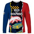 nrl-combine-dolphins-and-parra-eels-long-sleeve-shirt-simple-style