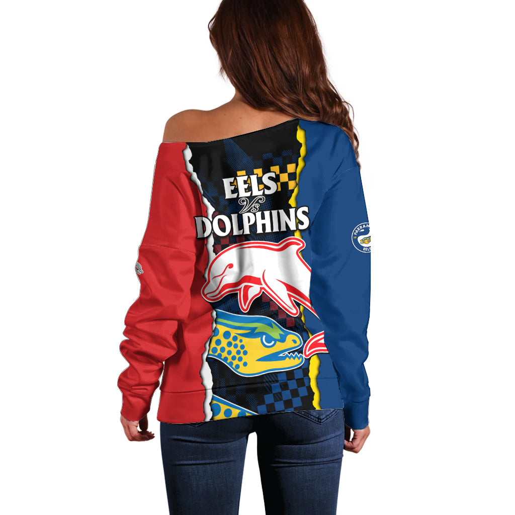 nrl-combine-dolphins-and-parra-eels-off-shoulder-sweater-simple-style