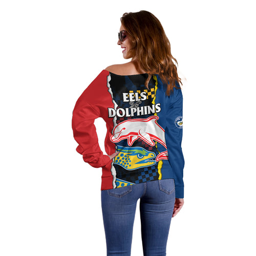 nrl-combine-dolphins-and-parra-eels-off-shoulder-sweater-simple-style