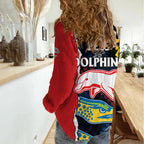 NRL Combine Dolphins and Parra Eels Women Casual Shirt Simple Style LT9