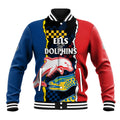 custom-text-and-number-nrl-combine-dolphins-and-parra-eels-baseball-jacket-simple-style