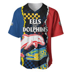 custom-text-and-number-nrl-combine-dolphins-and-parra-eels-baseball-jersey-simple-style