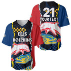 custom-text-and-number-nrl-combine-dolphins-and-parra-eels-baseball-jersey-simple-style