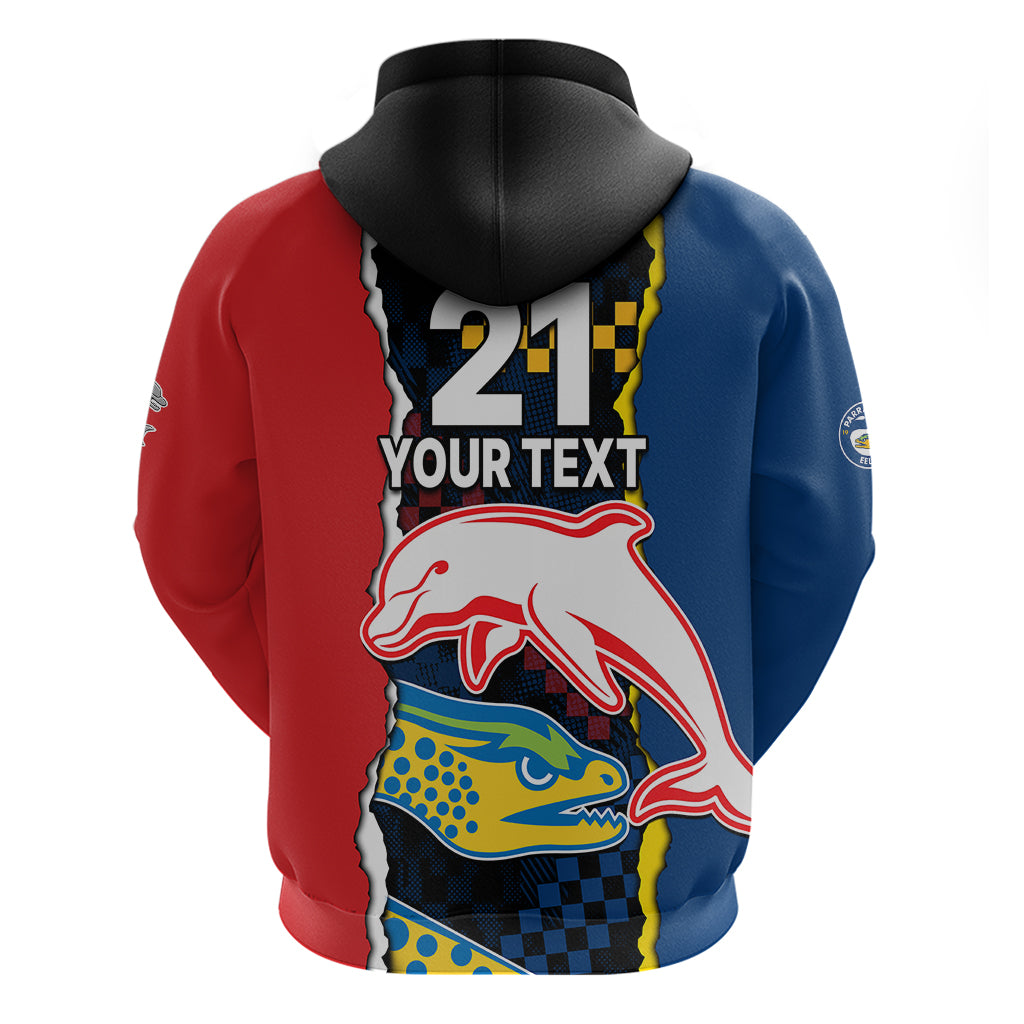 custom-text-and-number-nrl-combine-dolphins-and-parra-eels-hoodie-simple-style