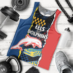 custom-text-and-number-nrl-combine-dolphins-and-parra-eels-men-tank-top-simple-style