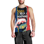custom-text-and-number-nrl-combine-dolphins-and-parra-eels-men-tank-top-simple-style