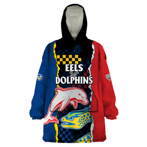 custom-text-and-number-nrl-combine-dolphins-and-parra-eels-wearable-blanket-hoodie-simple-style