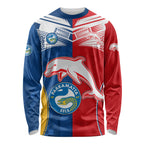 NRL Dolphins Combine Parra Eels Long Sleeve Shirt Sporty Style LT9