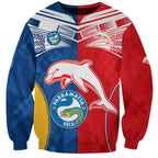NRL Dolphins Combine Parra Eels Sweatshirt Sporty Style LT9
