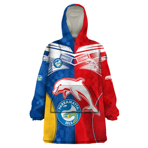 nrl-dolphins-combine-parra-eels-wearable-blanket-hoodie-sporty-style