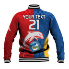 (Custom Text And Number) NRL Dolphins Combine Parra Eels Baseball Jacket Sporty Style LT9