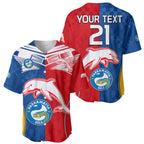 (Custom Text And Number) NRL Dolphins Combine Parra Eels Baseball Jersey Sporty Style LT9