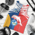 (Custom Text And Number) NRL Dolphins Combine Parra Eels Men Tank Top Sporty Style LT9