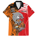 NRL Half Dolphins and Half Tigers Hawaiian Shirt Sporty Style LT9