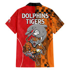NRL Half Dolphins and Half Tigers Hawaiian Shirt Sporty Style LT9