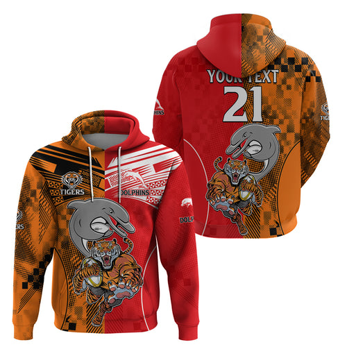 custom-text-and-number-nrl-half-dolphins-and-half-tigers-hoodie-sporty-style
