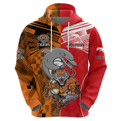 custom-text-and-number-nrl-half-dolphins-and-half-tigers-hoodie-sporty-style