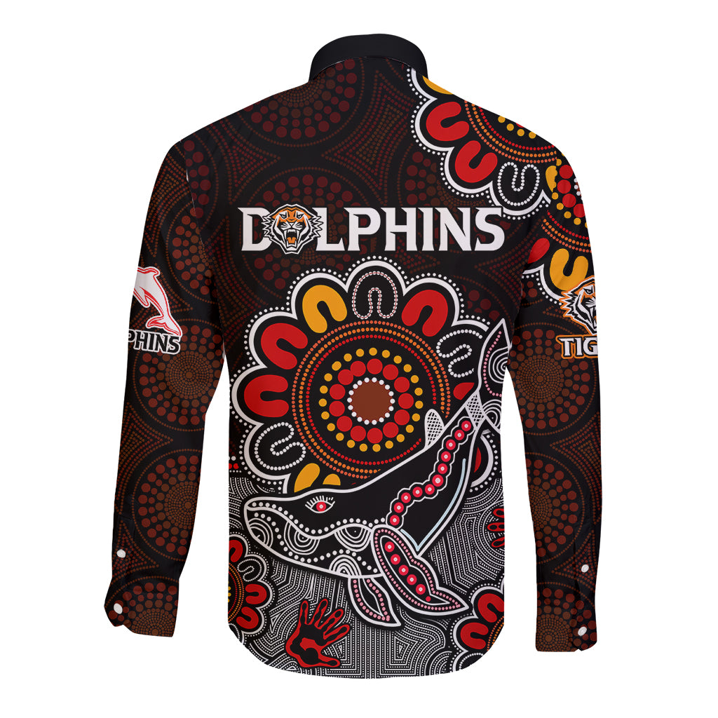 nrl-wests-tigers-combine-dolphins-rugby-long-sleeve-button-shirt-aboriginal-vibe