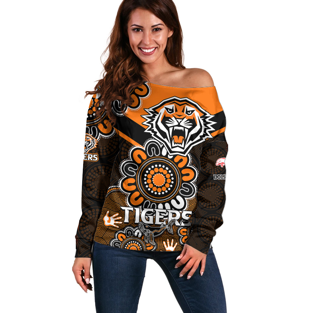 nrl-wests-tigers-combine-dolphins-rugby-off-shoulder-sweater-aboriginal-vibe