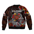 nrl-wests-tigers-combine-dolphins-rugby-sleeve-zip-bomber-jacket-aboriginal-vibe