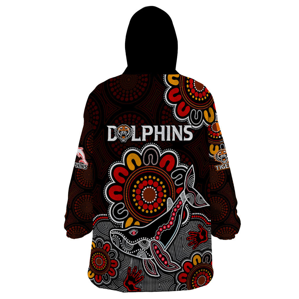 nrl-wests-tigers-combine-dolphins-rugby-wearable-blanket-hoodie-aboriginal-vibe