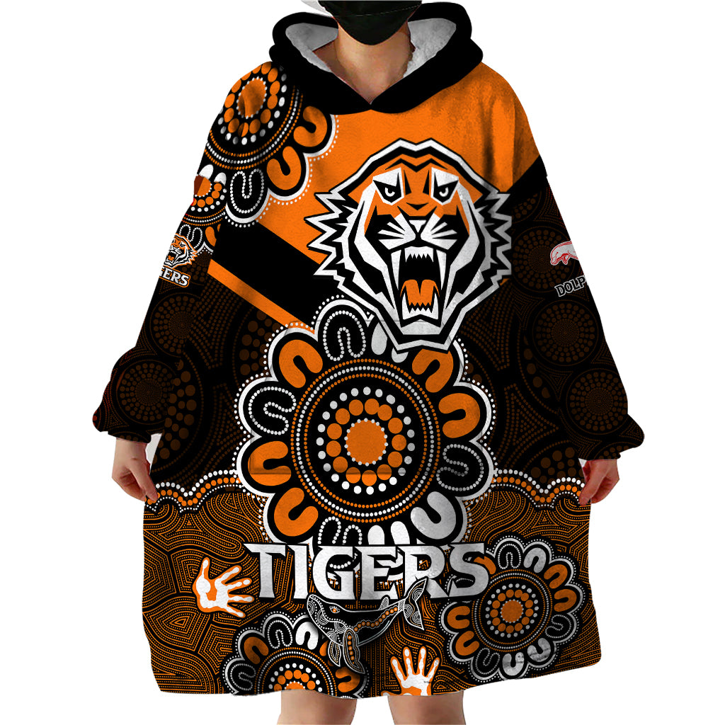 nrl-wests-tigers-combine-dolphins-rugby-wearable-blanket-hoodie-aboriginal-vibe