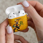 Australia Rugby Custom AirPods Case Glory Be To Wallabies Aboriginal Motif - Aussie Hoodie