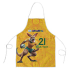 Australia Rugby Custom Apron Glory Be To Wallabies Aboriginal Motif - Aussie Hoodie