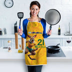 Australia Rugby Custom Apron Glory Be To Wallabies Aboriginal Motif - Aussie Hoodie