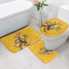 Australia Rugby Custom Bathroom Set Glory Be To Wallabies Aboriginal Motif - Aussie Hoodie