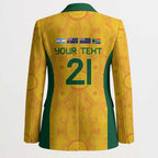 Australia Rugby Custom Blazer Glory Be To Wallabies Aboriginal Motif - Aussie Hoodie