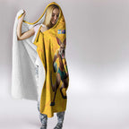 Australia Rugby Custom Hooded Blanket Glory Be To Wallabies Aboriginal Motif - Aussie Hoodie
