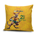 Australia Rugby Custom Pillow Cover Glory Be To Wallabies Aboriginal Motif - Aussie Hoodie