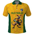 Australia Rugby Custom Polo Shirt Glory Be To Wallabies Aboriginal Motif - Aussie Hoodie