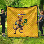 Australia Rugby Custom Quilt Glory Be To Wallabies Aboriginal Motif - Aussie Hoodie