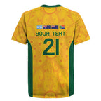 Australia Rugby Custom Rugby Jersey Glory Be To Wallabies Aboriginal Motif - Aussie Hoodie
