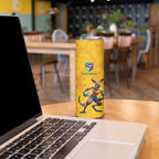 Australia Rugby Custom Skinny Tumbler Glory Be To Wallabies Aboriginal Motif - Aussie Hoodie