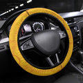 Australia Rugby Steering Wheel Cover Glory Be To Wallabies Aboriginal Motif - Aussie Hoodie