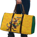 Australia Rugby Custom Travel Bag Glory Be To Wallabies Aboriginal Motif - Aussie Hoodie