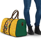Australia Rugby Custom Travel Bag Glory Be To Wallabies Aboriginal Motif - Aussie Hoodie