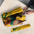 Australia Rugby Custom Umbrella Glory Be To Wallabies Aboriginal Motif - Aussie Hoodie