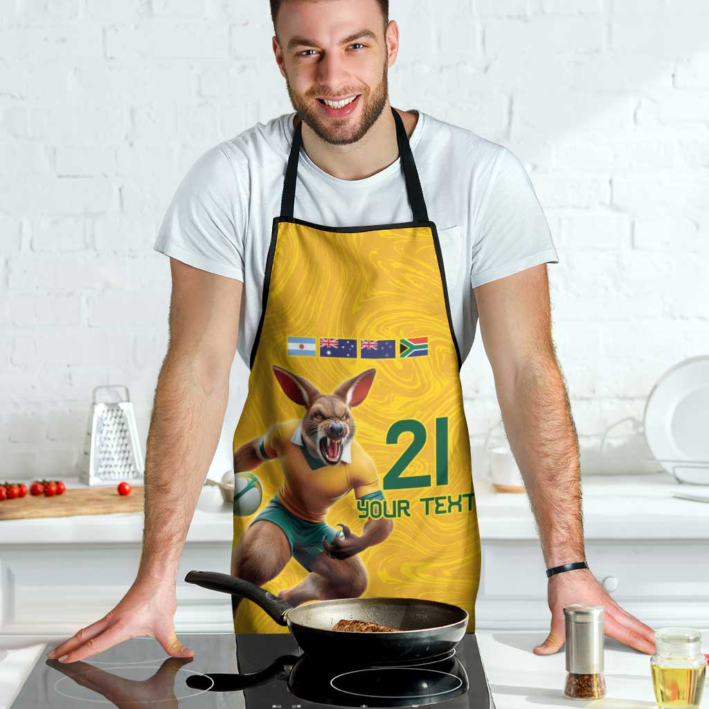 Australia Rugby Custom Apron Glory Be To Wallabies Simple Pattern - Aussie Hoodie