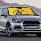 Australia Rugby Custom Auto Sun Shade Glory Be To Wallabies Simple Pattern - Aussie Hoodie