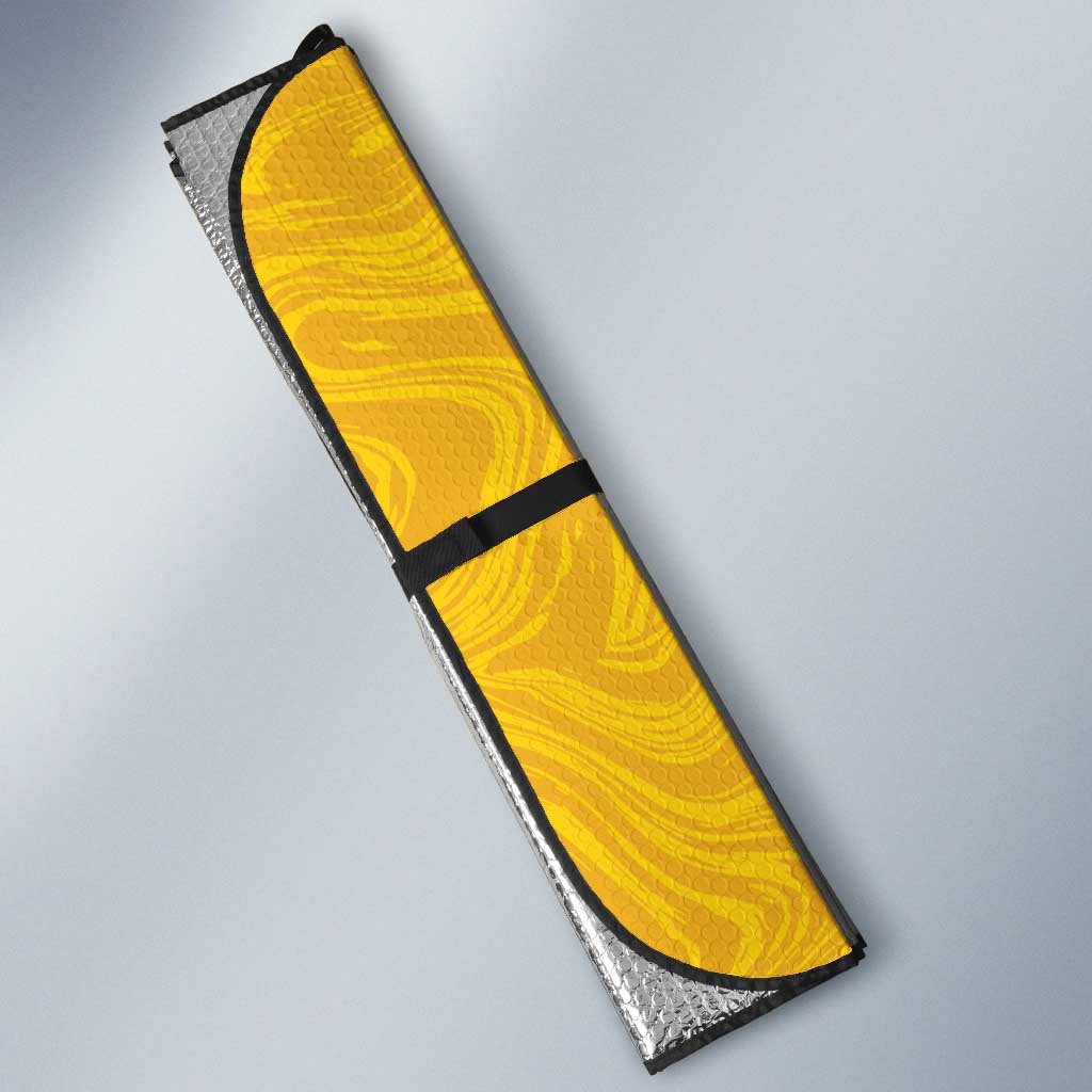 Australia Rugby Custom Auto Sun Shade Glory Be To Wallabies Simple Pattern - Aussie Hoodie