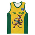 Australia Rugby Custom Basketball Jersey Glory Be To Wallabies Simple Pattern - Aussie Hoodie