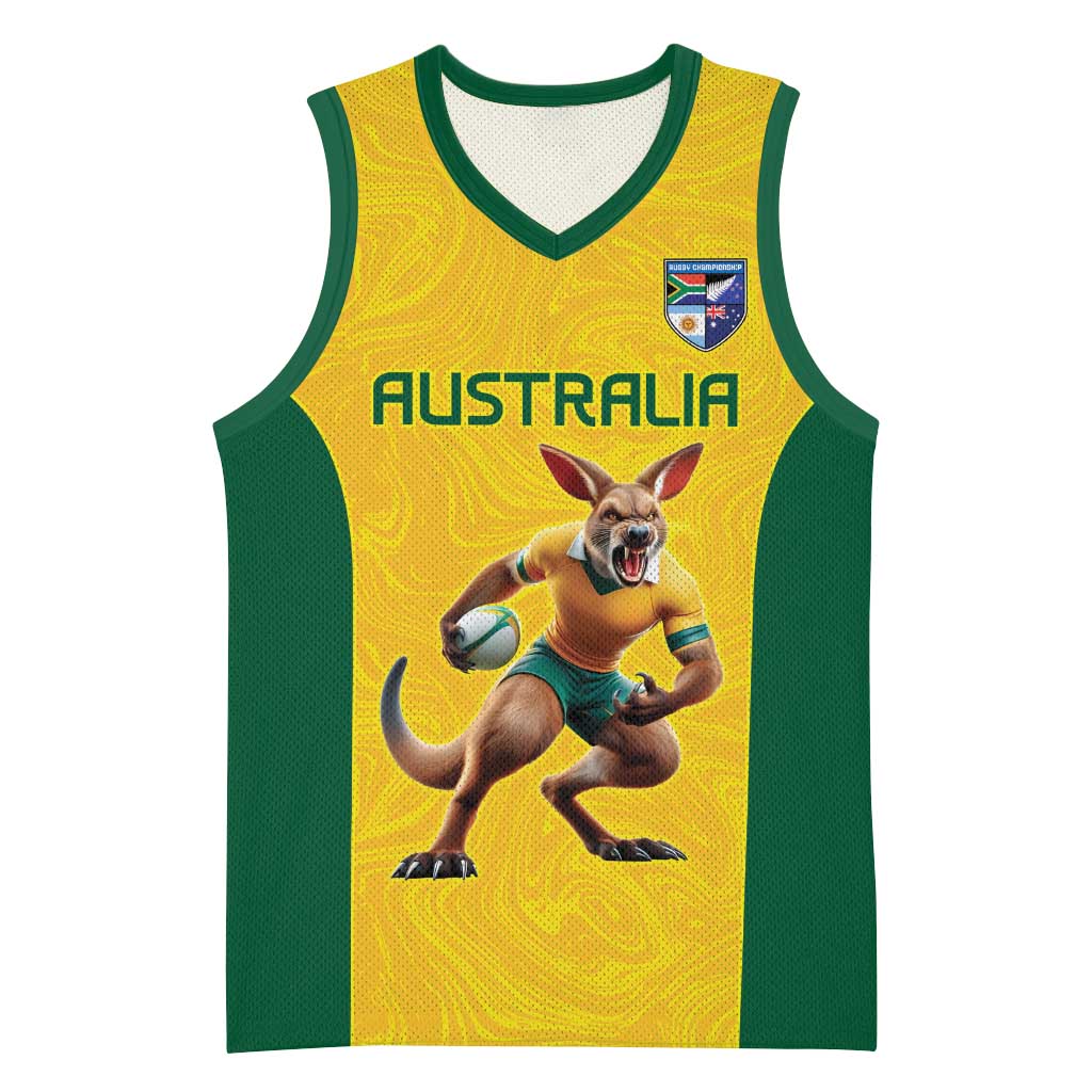 Australia Rugby Custom Basketball Jersey Glory Be To Wallabies Simple Pattern - Aussie Hoodie