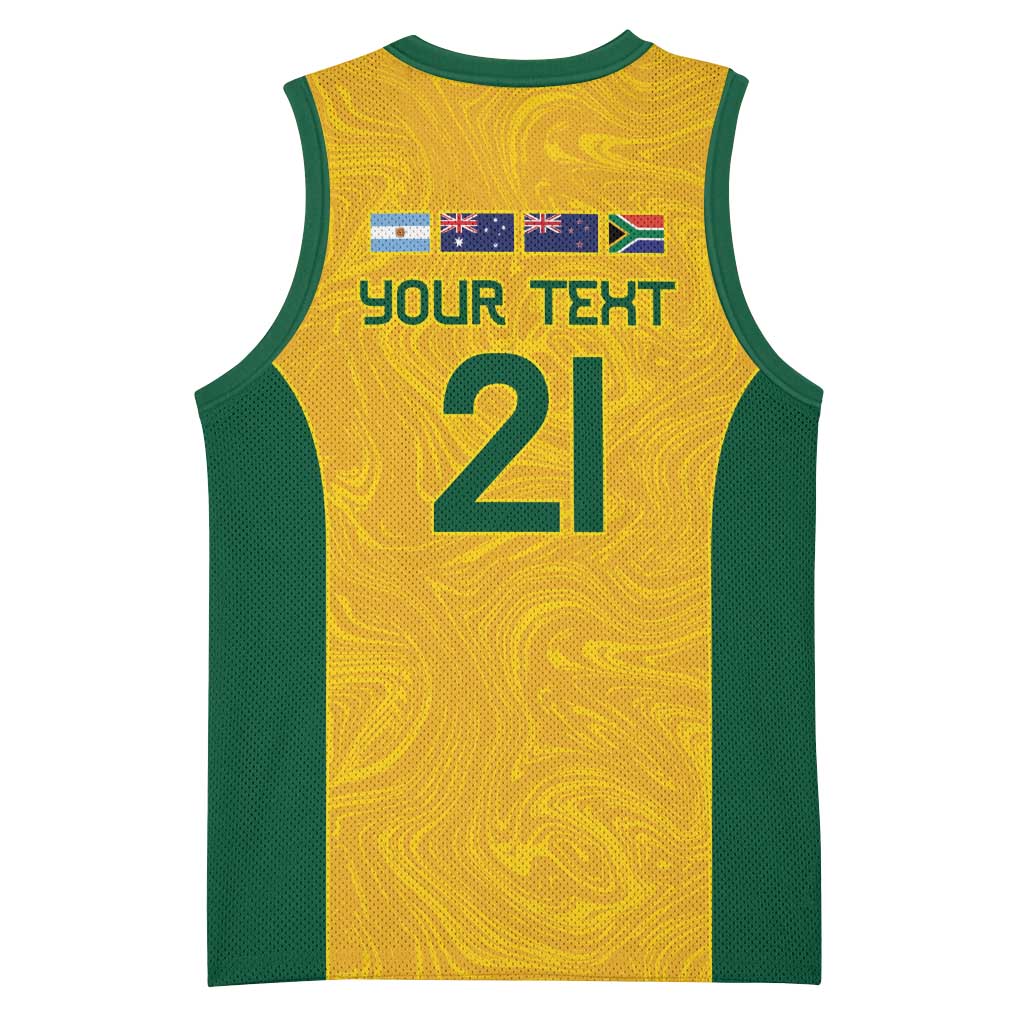 Australia Rugby Custom Basketball Jersey Glory Be To Wallabies Simple Pattern - Aussie Hoodie